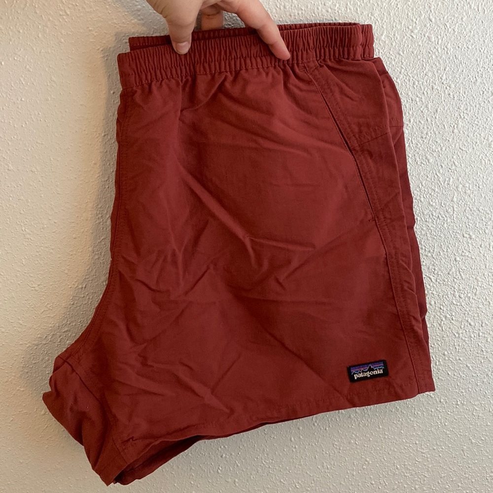 Patagonia Baggies Shorts - Size XL in Brick Red